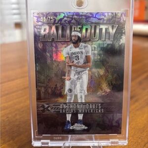 2025-26 Topps Chrome - Ball of Duty Anthony Davis #BD-2 Refractor 55/75
